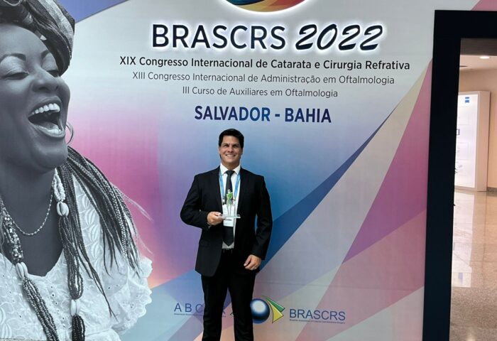 Dr. Victor Antunes do Instituto de Oftalmologia de Assis (IOA) ganha importante Prêmio no XIX Congresso Internacional de Catarata e Cirurgia Refrativa – BRASCRS.