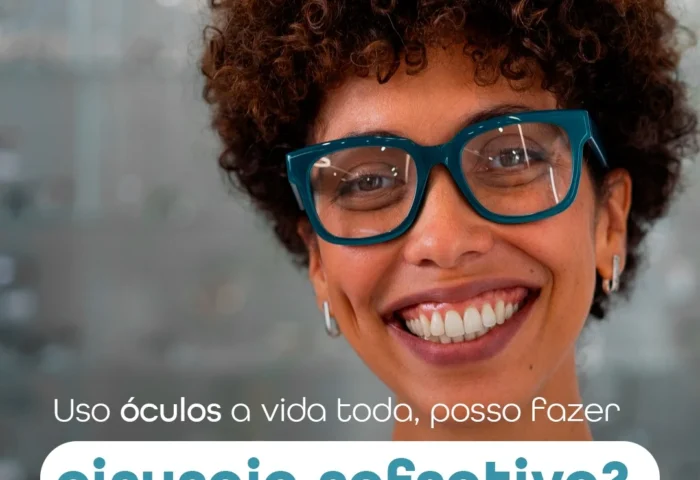 Uso óculos a vida toda. Posso fazer cirurgia refrativa?