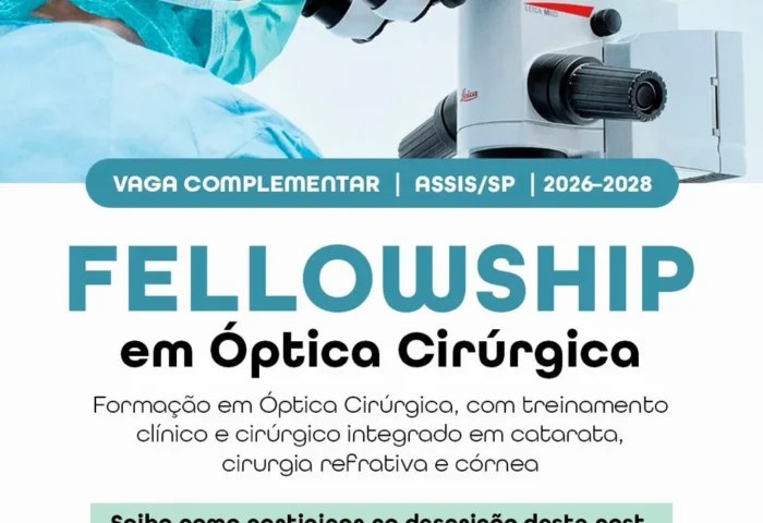 Fellowship/Pós-Fellow no IOA Assis/SP (Parceria IOA + Instituto Suel Abujamra)